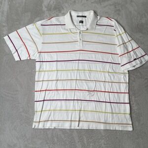VTG Nike Tiger‎ Woods Multicolored Golf Polo Men's Size Extra Large Preowned